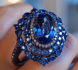Natural Sapphire Pendant