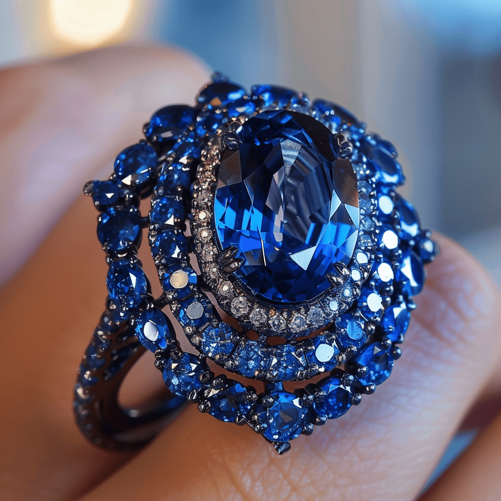 Natural Sapphire Pendant